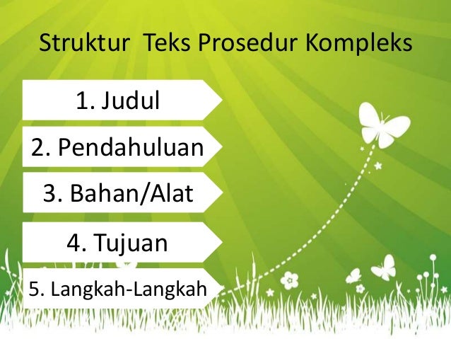 Teks prosedur kompleks